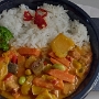 19.06.2023 - Condor operated by Heston Airlines - Airbus A320-214 - LY-NRU - Düsseldorf - Alicante - DE1040 - 2F/Business Class - 2:32 Std..<br />Thai Chicken Curry