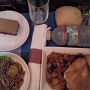 12.10.2023 - British Airways - Airbus A350-1042 - G- XWBK - San Diego - London/LHR - BA272 - 22F/World Traveller Plus - 9:43 Std.<br />Starter: Red quinoa salad<br />Main Course: Grilled chicken breast, pistou vegetables, rosemary mashed potatoes, thyme jus<br />Cheese and Dessert:<br />Cheddar cheese bis biscuits, chocolate mousse parfait