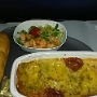 Delta - Boeing 767-400ER - 16.01.2020 Atlanta - Düsseldorf - DL90 - N840MH - 24B - 8:13 Std.<br />Four Cheese Ravioli with basil pesto and pomodoro sauce