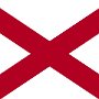 State Flag Alabama<br />Staatsmotto: Audemus jura nostra defendere<br />Wir erlauben uns unsere Rechte zu verteidigen