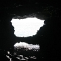 Nächste Höhle. Sehr dunkel, weil hier nur ein Loch ist.<br />