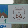 Route 66 - Schild in der Nähe von Flagstaff<br />5.10.2015