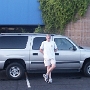 Chevrolet Suburban ab/bis Phoenix Airport<br />Hoodoo You Do Tour - 10.-11.4.2004 - in Phoenix für einen Tag gefahren, der war mir zu gross, habe ich deshalb gegen einen kleineren umgetauscht.<br />Vermieter: Alamo - dieses und die nächsten beiden Autos kosteten 822,48 € für 3 Wochen