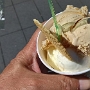 Eistest am 7.8.2022<br />Joghurt-Haselnuss aus der 4eck Eismanufaktur<br />1,30 € pro Kugel, lecker