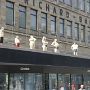 Alltagsmenschen - Die Künstlerin Christel Lechner hat an 8 Plätzen in der Bochumer Innenstadt Figuren nach dem Motto "Zu wahr, um schön zu sein" aufgestellt.<br />25.5.2010