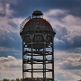 Der Wasserturm der ehemaligen Stahlwerke Bochum, jetzt ThyssenKrupp Electrical Steel - kurz vor dem Abriß.