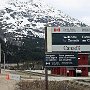 Bevor ein Welcome to Yukon Schild erscheint gibt's erstmal ein Willkommen in Canada. Jeden falls man aus Skagway kommt ....