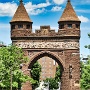 Der Soldiers and Sailors Memorial Arch in Hartford - sieht irgendwie aus wie das Holstentor in Lübeck.