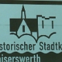 Kaiserswerth ist ein am Rhein gelegener Stadtteil Düsseldorfs. Die frühere Reichsstadt wurde 1929 eingemeindet. Der ursprüngliche Ortsname war „Suitbertuswerth“.<br /><br />Der Name Kaiserswerth leitet sich aus dem mittelhochdeutschen Wort werth für Insel her. Er bedeutet somit Kaiserinsel bzw. Insel des Kaisers.