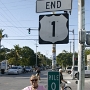 End of Highway 1 - Key West - 30.1.2011