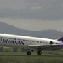 Hawaiian Airlines - Boeing 717-22A<br />8.2.2008 Kahului - Hilo - N-485HA/Palila - 0:36 Std. - 56,60 €<br />12.11.2010 Kahului - Kona - HA170 - N475HA/'l'iwi - 0:22 Std.<br />16.11.2010 Hilo - Honolulu - HA341 - 7F - N478HA/'Amakihi - 0:35 Std.<br />16.11.2010 Honolulu - Lihue - HA143 - 8F - N487HA/'Akikiki - 0:20 Std.