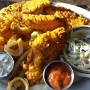 10.9.2016<br />Deep Fried Seafood Combo im Athenian Restaurant im Pike Place Market in Seattle