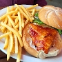 28.5.2017<br />Chicken Burger in Zum's Eatery in Waterton Lakes/Alberta<br />19,90 CAD = 13,23, €