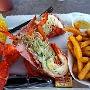 10.8.2017<br />Grilled Lobster Dinner im Trenton Lobster Pound & Real Pit BBQ Menu