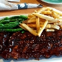 21.8.2017<br />Baby Back Ribs mit Honey BBQ Sauce bei Applebee's in North Conway