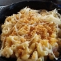 29.1.2018 & 29.12.2019<br />Shrimp Shack Mac & Cheese bei Bubba Gump im Bayside in Miami<br />Southern cooking meets the Sea. Noodles mixed with sauteed Shrimps and freshly grated Cheddar, Monterey Jack and Parmesan Cheese. Topped with golden brown Breadcrumps.
