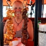 11.2.2019<br />Mixed biefstuk en garnalen im EL Mexican Grilll am Mambo Beach in Curacao<br />En spies biefstuk van de ossenhaas & een spiess met garnalen.<br />Nafl 48,95