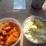 19.5.2022<br />Chicken Sesame Orange & Country Potato Salad im Foodland in Juneau/Alaska<br />8,85 $ zusammen