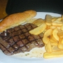 26.11.2006 - Rib Eye Steak mit Pommes im Barbecue Barn