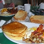 3.10.2007 - Noah John’s Breakfast/Mountain Man Breakfast im Restaurant des Hotel Northwoods Inn in Lake Placid/NY