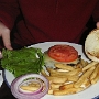 29.9.2005 - Cheeseburger im Hard Rock Cafe San Francisco