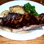31.5.2009 - Grilled Sterling RibEye Steak im Olema Farm House in Olema