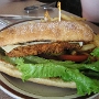 8.10.2005 - Italian Chicken Melt Sandwich bei Denny's am LAX