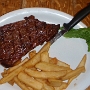 19.10.2011 - Ribeye Steak im Totem Restaurant in Lone Pine/CA