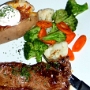 8.2.2013 - New York Steak im Restaurant des Best Western Plus Miami Airport West Inn & Suites