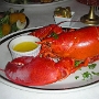 7.10.2007 - der Lobster in voller Schönheit im "The Landmark" in Old Orchard Beach/Maine.