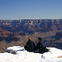 Grand Canyon - Mather Point<br />Picknick an exponierter Stelle