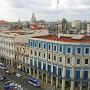 Blick vom NH Hotel Plaza Central auf das Hotel Telefono, Inglaterra, das Teatro Garcia Lorca und das Capitolio