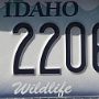 Licence Plate Idaho