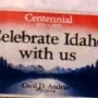 Das Schild stand am 28.7.1994 an der I-15 nördlich von Salt Lake City.