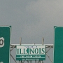 Dieses Schild sieht man wenn man St. Louis in östlicher Richtung verlässt....