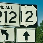 Road Sign Indiana