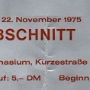 Grobschnitt - 22.11.1975 - im Ruhrgymnasium Witten<br />Solar Music Tour - Qualm ohne Ende
