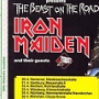 Iron Maiden - 22.4.1982 - Ruhrlandhalle Bochum<br />The Number of the Beast war einen Monat vorher erschienen - es war die erste Tour mit Sänger Bruce Dickinson<br />Sopport Act: die französische Band Trust, damals mit Nicko McBrain als Drummer