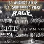 Turock Open Air - Essen am 31.8.2012.<br />Neben diversen anderen Bands, die wir nicht gesehen haben, spielten Helstar und Rage.
