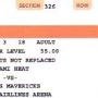 11.11.2004<br />Miami Heat : Dallas Mavericks, mit Dirk Nowitzki<br />Ist zwar kein Konzert, aber ein Event, gehört also hier rein.....<br />Hat Spaß gemacht. Es waren zwar jede Menge Werbepausen, <br />aber trotzdem spannend. 