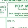 Pop Meeting - Grugahalle Essen - ein rein deutsches Festival am 11.5. 1974 mit Eloy, Epitaph, Guru Guru, Pell Mell und Time of Commotion.