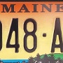 Licence Plate Maine