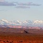 Blick auf das Colorado Plateau und die Rocky Mountains, oder irgendein anderes Gebirge