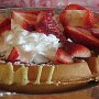 Belgian Waffle, auch mit ErdbeerSahneTopping