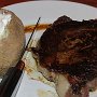 Ein RibEye Steak, köstlich gewürzt, das beste Steak dieser Tour. Naja, ich hab ja nur 2 gegessen.....