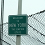 Welcome to New York - The Empire State<br />Auf der George Washington Bridge, von New Jersey kommend