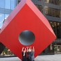 Red Cube Skulptur von Isamo Noguchi, zu finden am 140 Broadway, zwischen Liberty und Cedar Street<br /><br />Mit Ingrid und Petra am 27.5.2013 - alleine am 16.8.2019