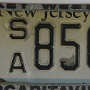Licence Plate New Jersey