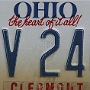 Licence Plate Ohio