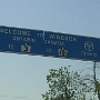 An der Grenze in Windsor - von Detroit kommend